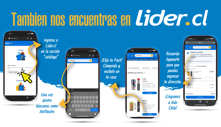 cerveza anfiteatro compra lider mobile