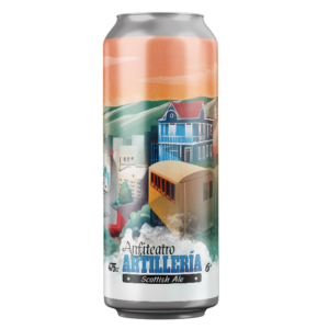 cerveza anfiteatro lata artilleria