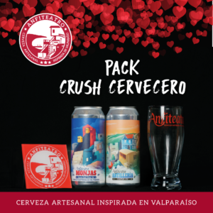 El regalo perfecto de cerveza artesanal para conquistar y sorprender en San Valentín. Incluye latas, vaso y presentación de regalo.