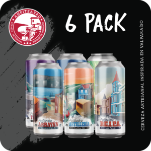 6 pack a elección de 475 cc